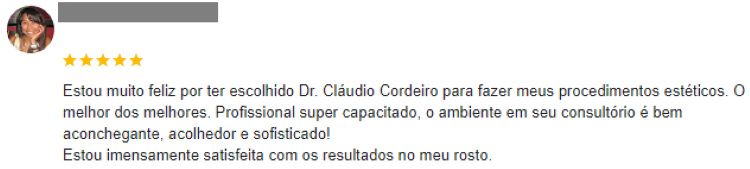 Avaliações dos pacientes