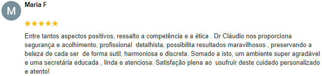 Avaliações dos pacientes