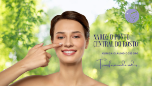 Nariz o ponto central do rosto
